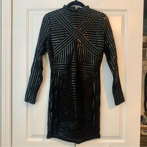 Sheer and Pleather Party Dress 🎉